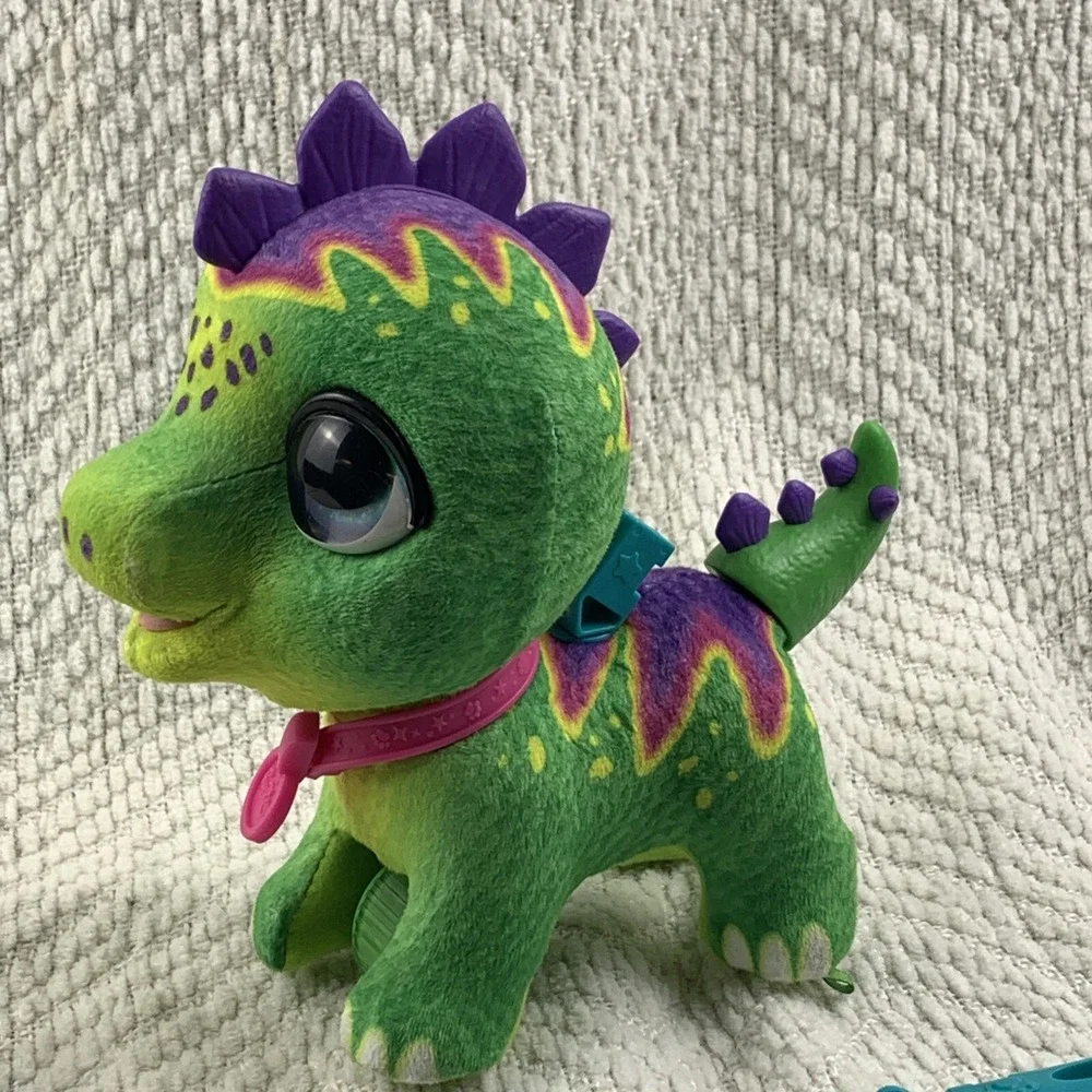 FurReal Walkalots Big Wags Dinosaur Green Interactive Pet‎ Toy Works Great